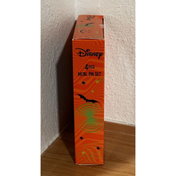 Disney Nightmare Before Christmas Metal Pins 4-pc Set NIB - Picture 3 of 5